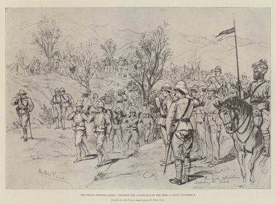 The Indian Frontier Rising, watching the Conveyance of the Dead, a Daily Occurrence by Melton Prior